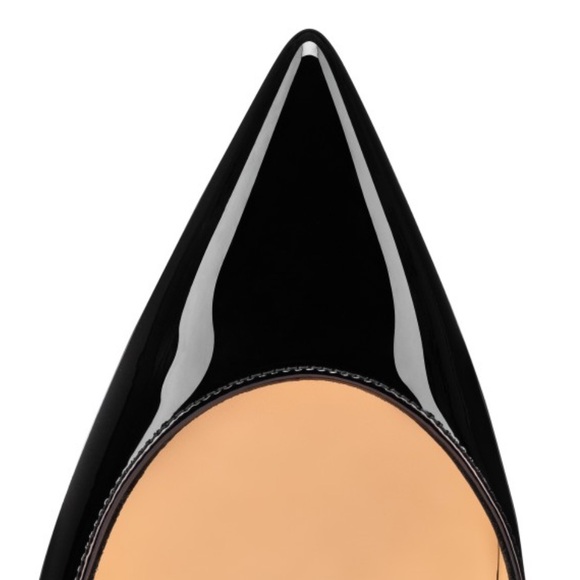 Christian Louboutin Iriza Black 100mm Patent Pump Size 40 (fits like US 10) - Picture 13 of 13